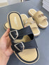 Double Adjustable Straps Slider